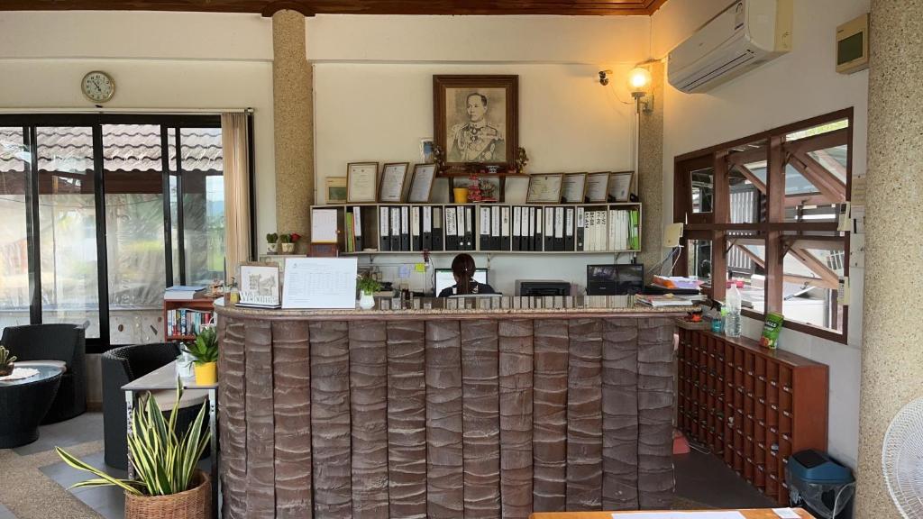 Bar och restaurang på resorten