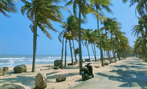 En magisk sandstrand